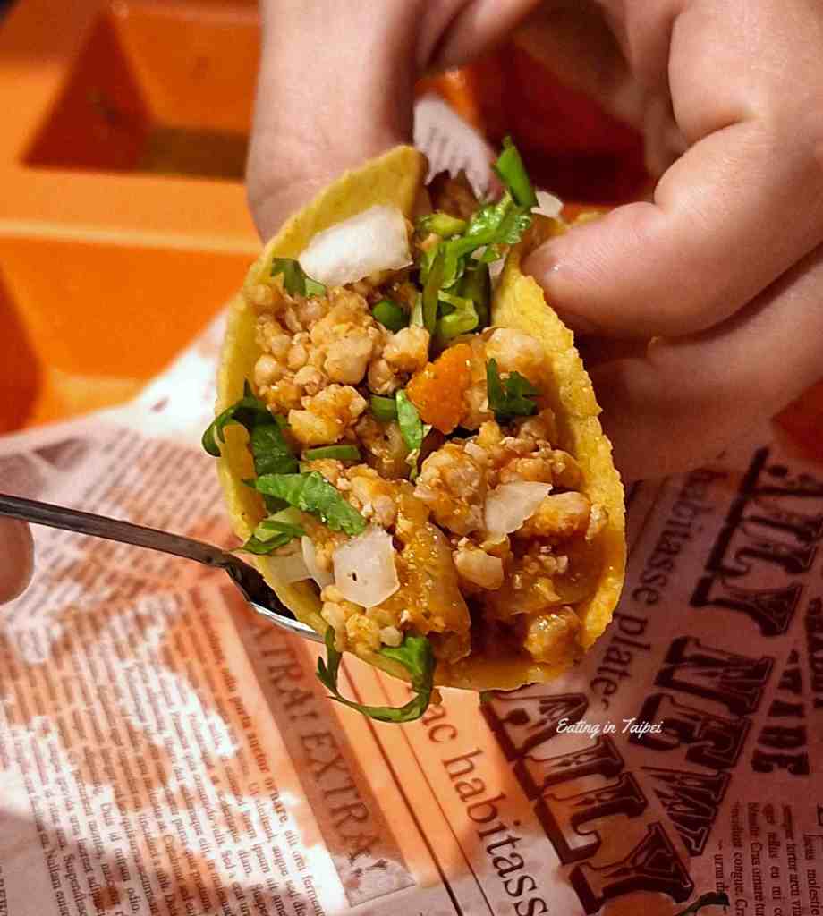 Chilangos Mexican taco picadillo